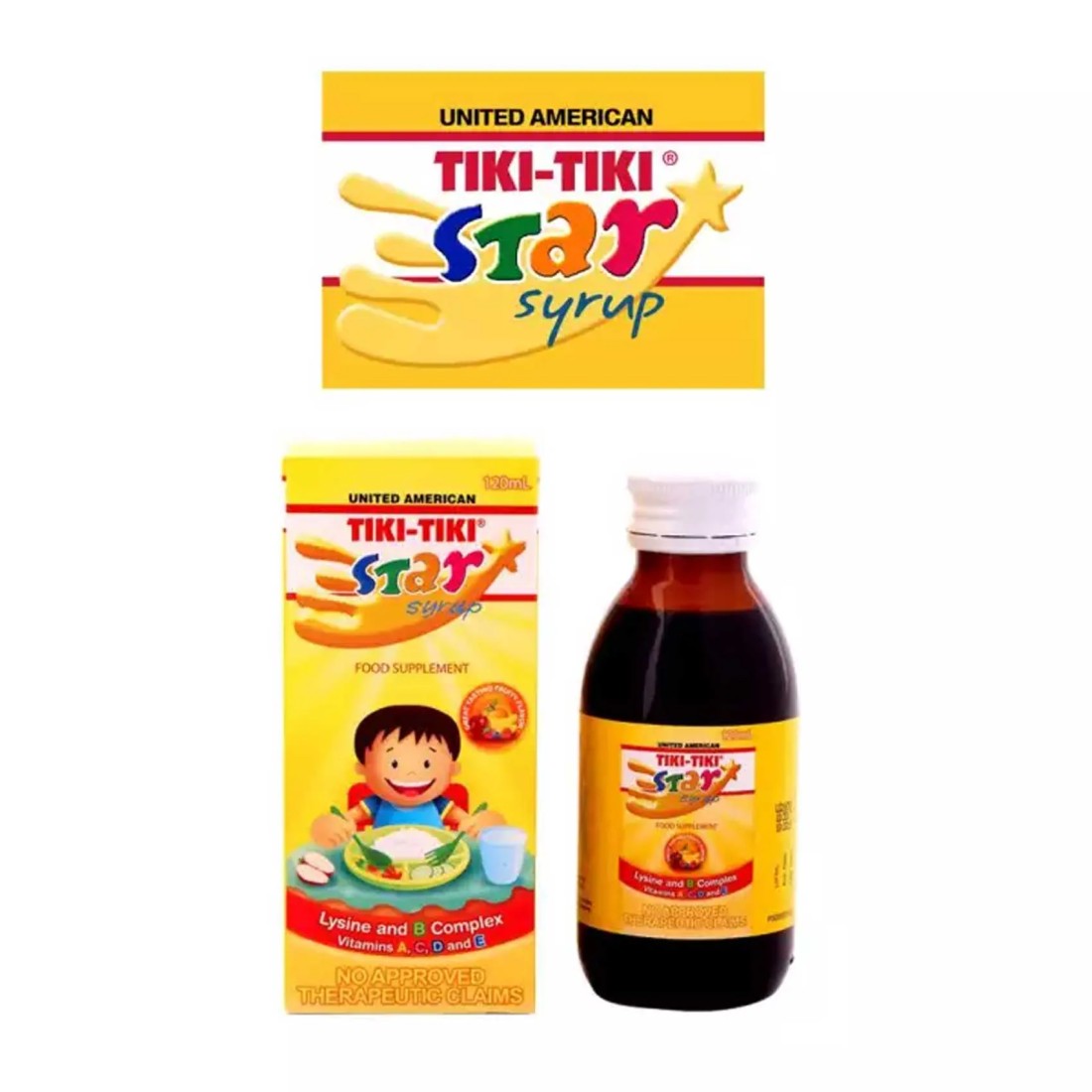 Tiki Tiki Star Syrup 120ml
