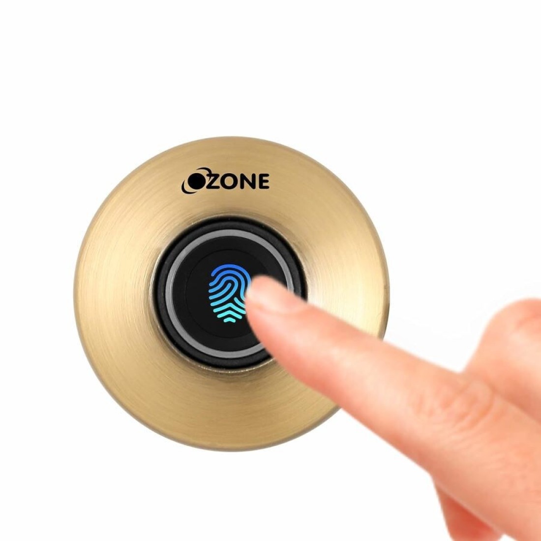 Ozone OZFL-55-F نظام قفل تلقائي للوصول إلى بصمات الأصابع قفل أثاث رقمي ذكي (برونزي عتيق)