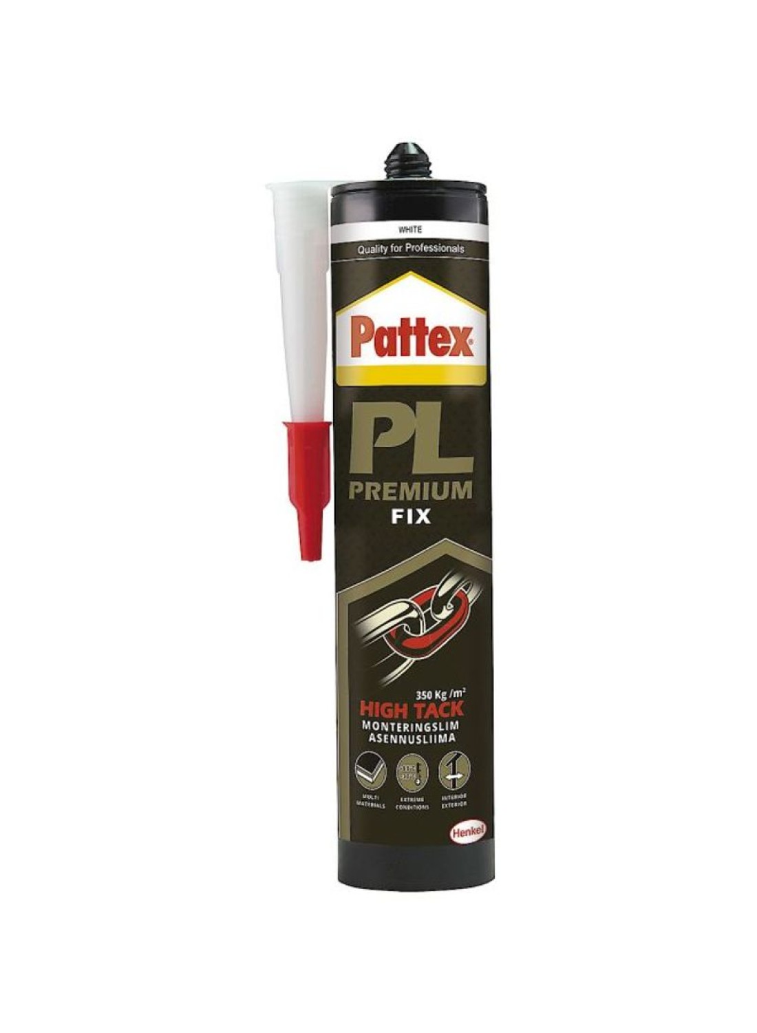 Pattex Pro PL 250 (Construction Adhesive) Is a professional polymer Based construction Adhesive &amp; General Purpose Silicone