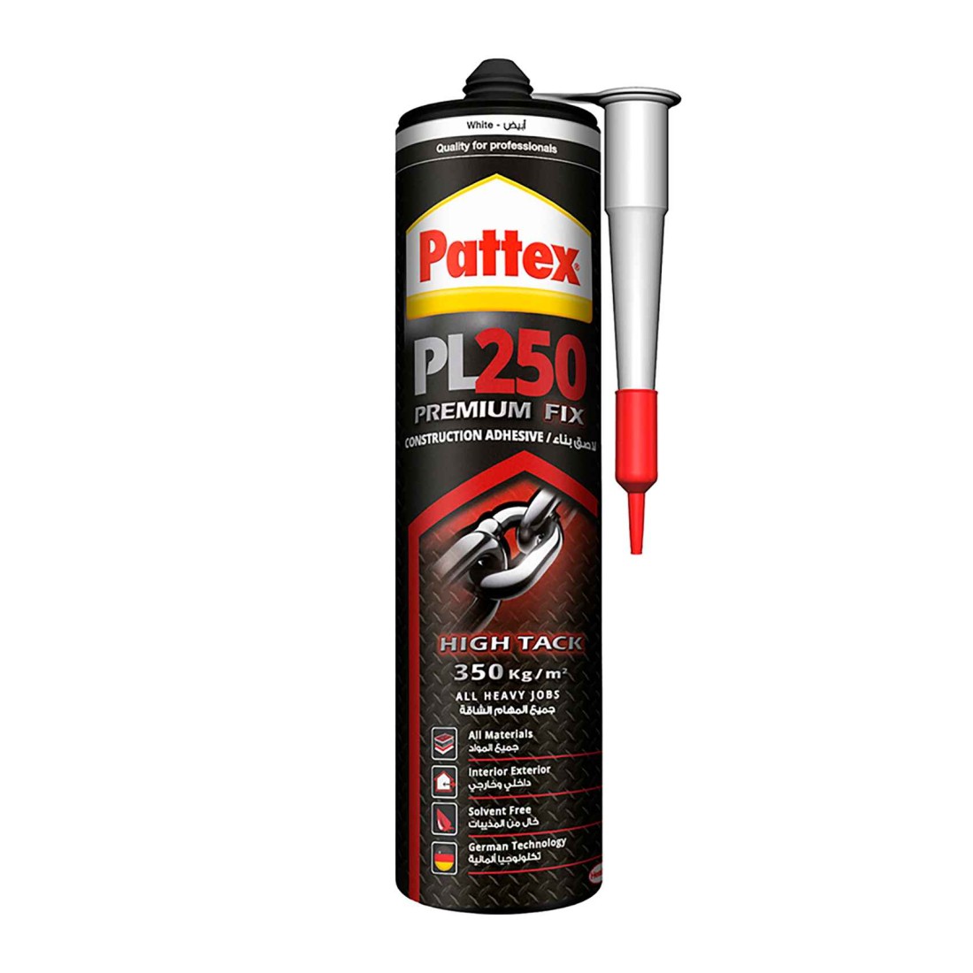 باتكس PL250 لاصق البناء بريميوم فكس 440 غرام - أبيض
