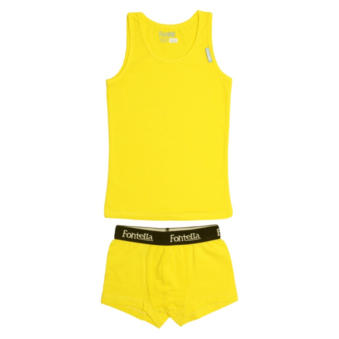 Fontella Cotton Underwear Set for Boy 800403 Yellow 3 Years