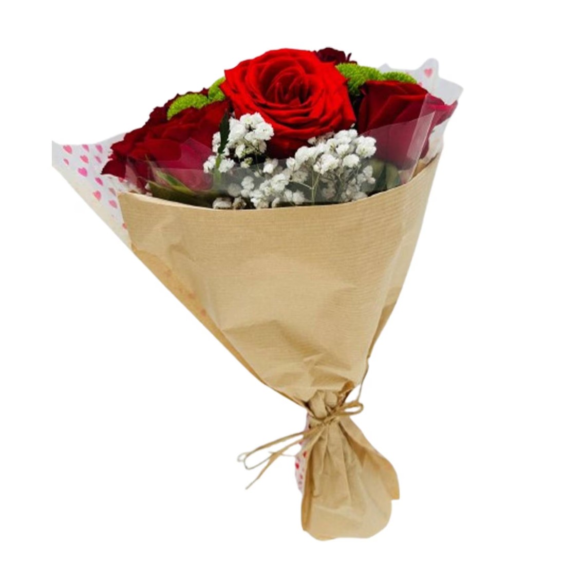 6 Premium Rose Bouqet