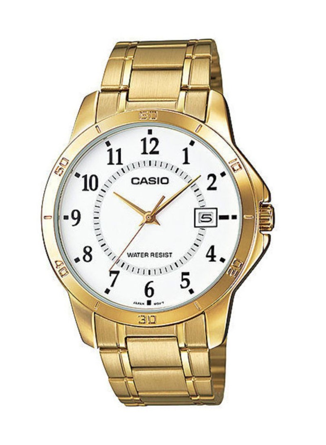 Casio - Men&#39;s Stainless Steel Analog Watch MTP-V004G-7BUDF