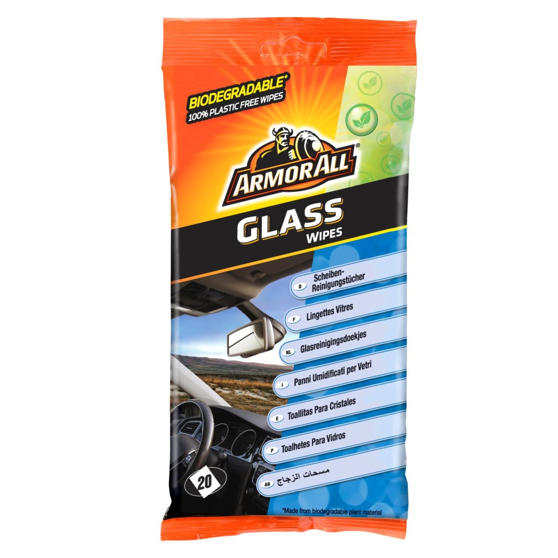 Armor All Glass Wipes 20 Wipes