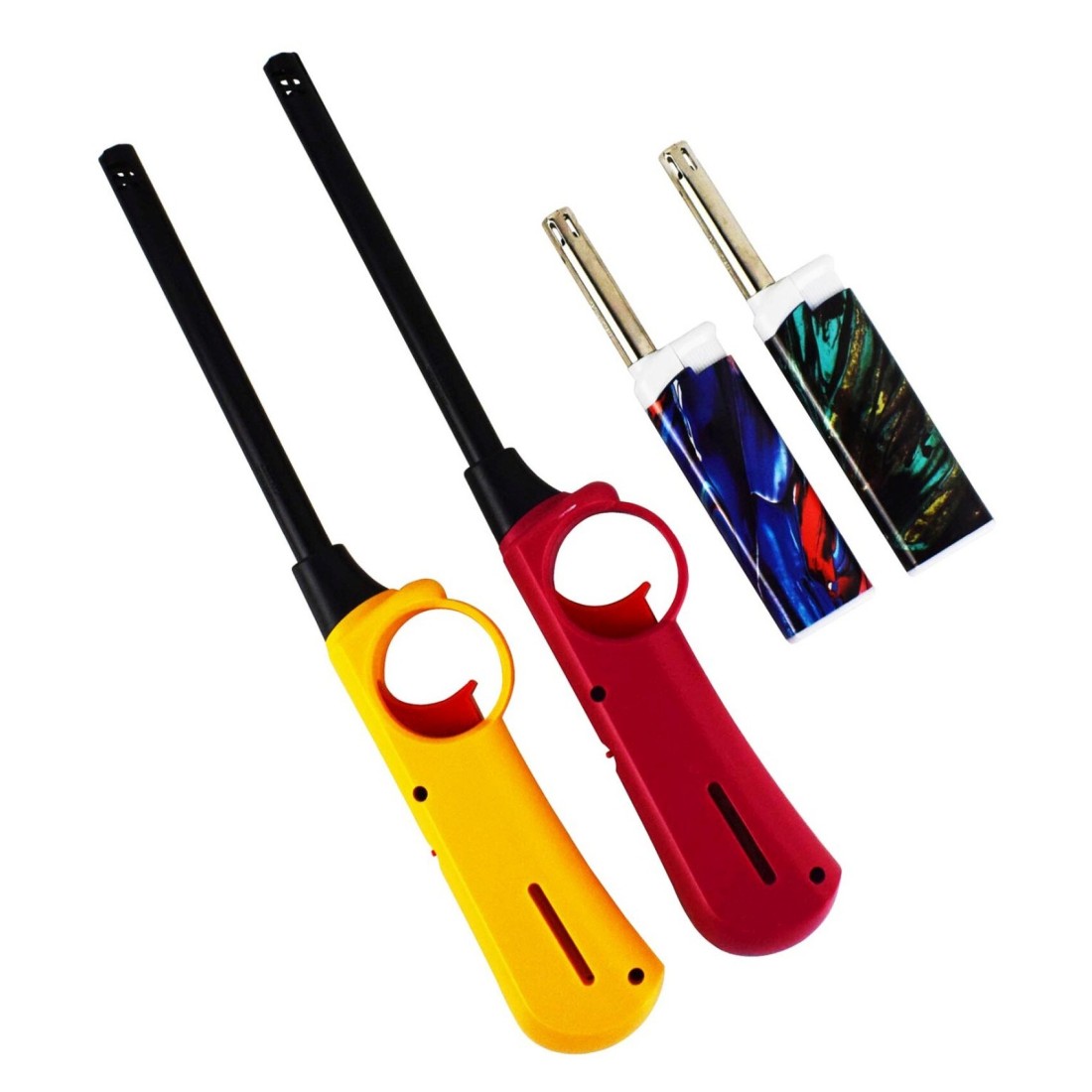 Windcera Blazer Refillable Lighter Set Multicolour 4 PCS