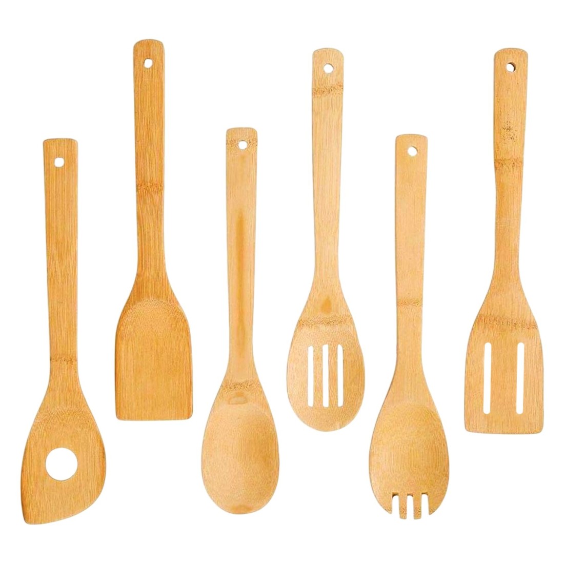 Home Pro, 6 Pcs Bamboo Kitchen Tools