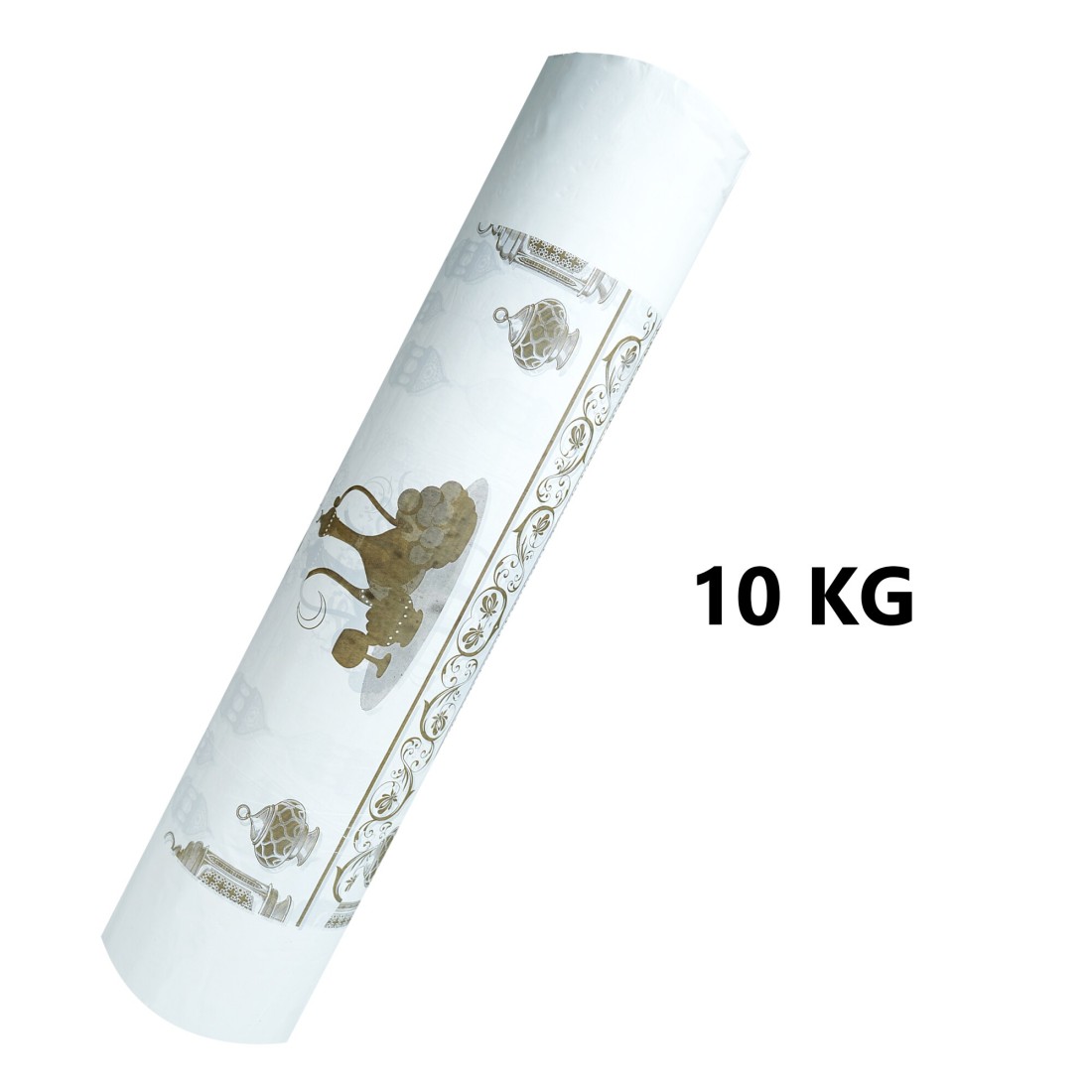 10KG Disposable Sofra Roll, Beautiful Sofra Table Sheet Rolls - Brown Arabian Coffee