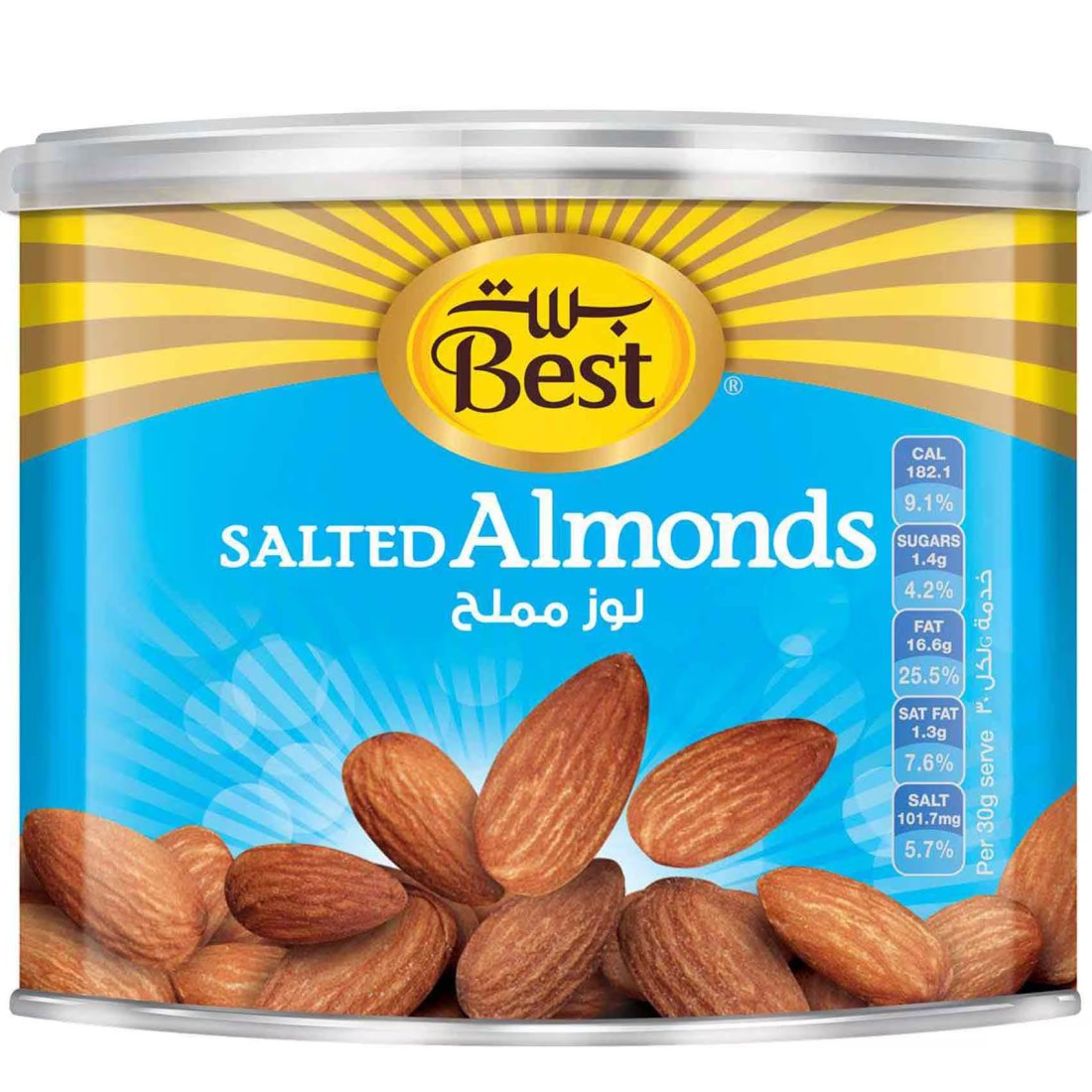 Best Salted Almonds Can, 110g