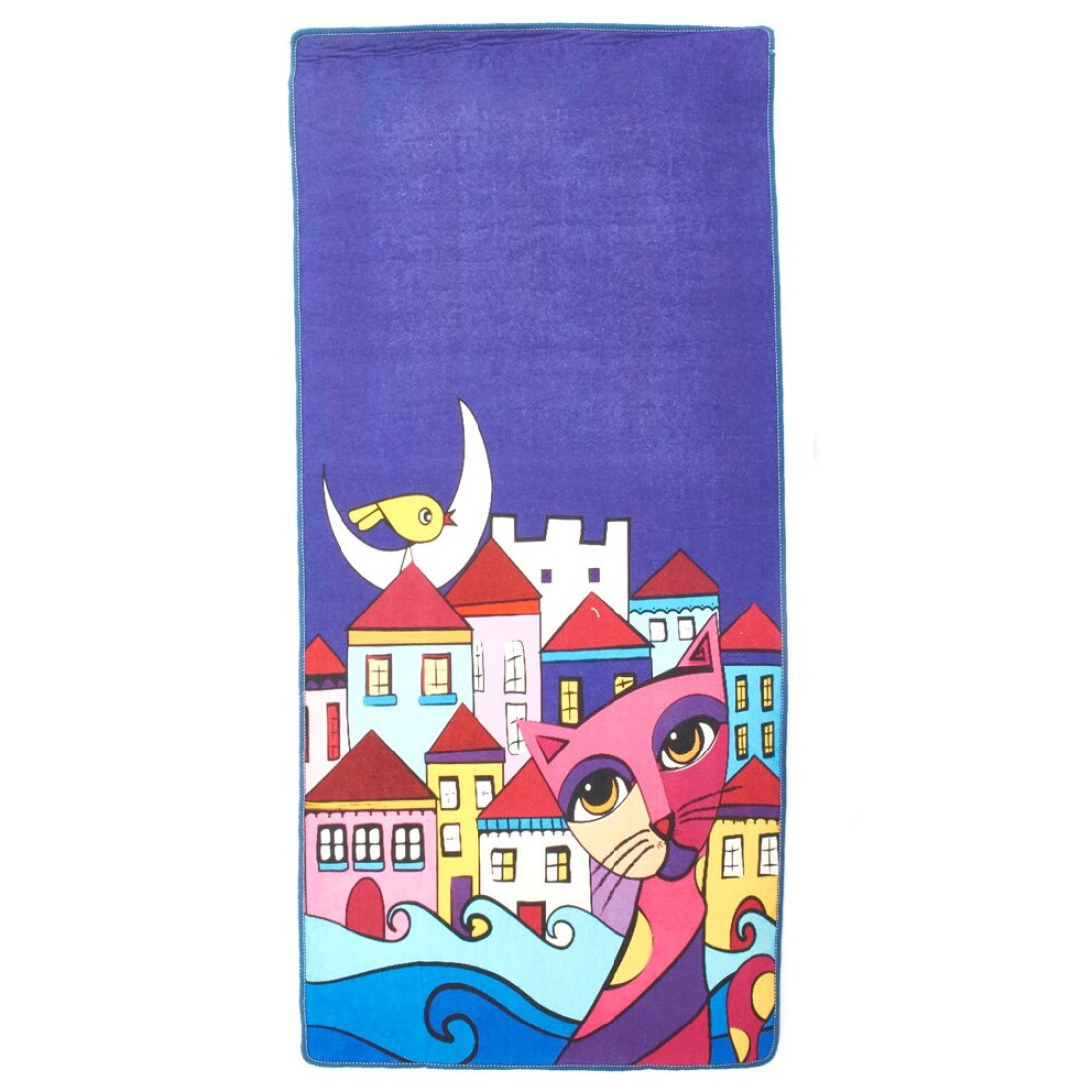 BiggDesign Owl and City Rug