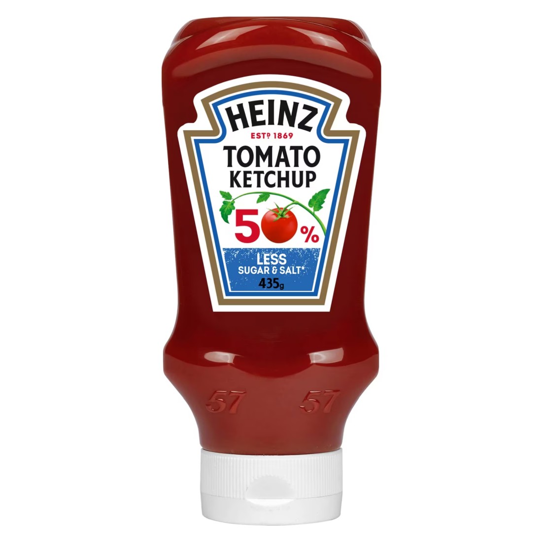 Heinz Tomato Ketchup 50% Less Sugar &amp; Salt 435g