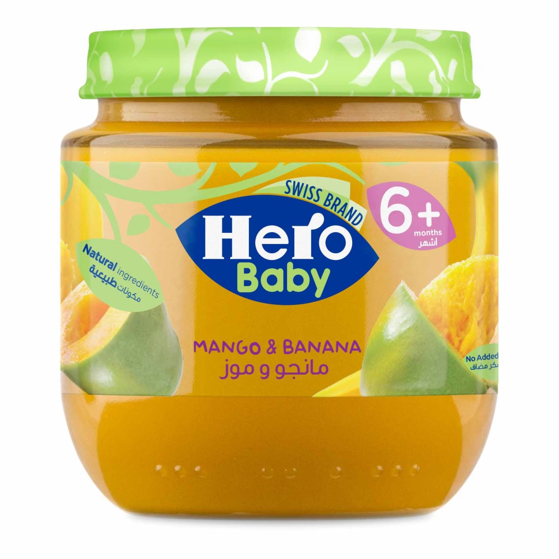 Hero Baby Mango and Banana Baby Food, 6 Months+, 130g