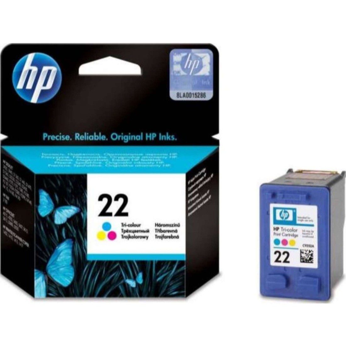 HP 22 TRI-COLOR Original Ink Cartridge C9352AA