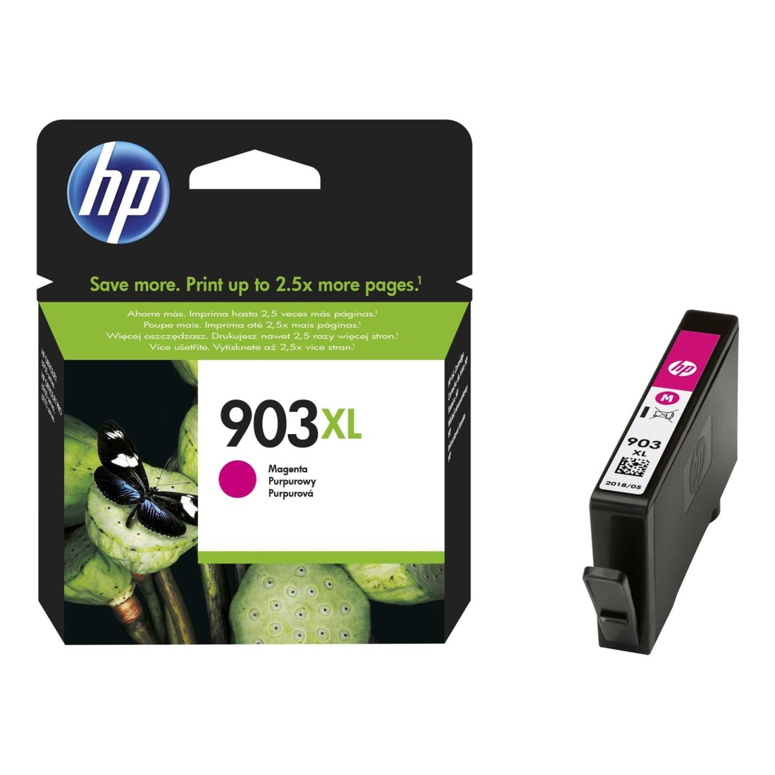 HP 903XL High Yield Magenta Original Ink Cartridge T6M07AE