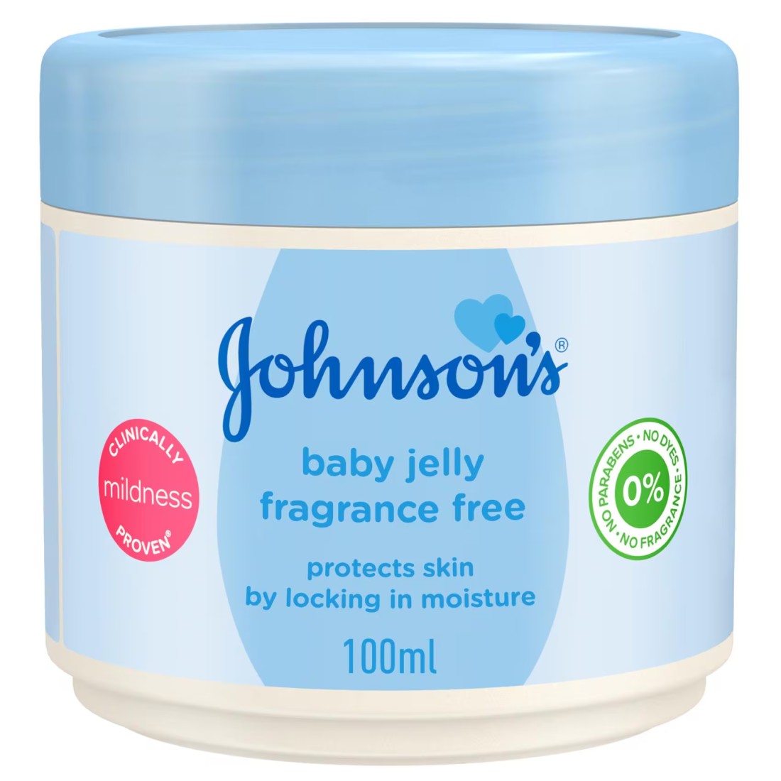 Johnson&#39;s Baby Jelly Fragrance Free, skin protection, mild, 100ml