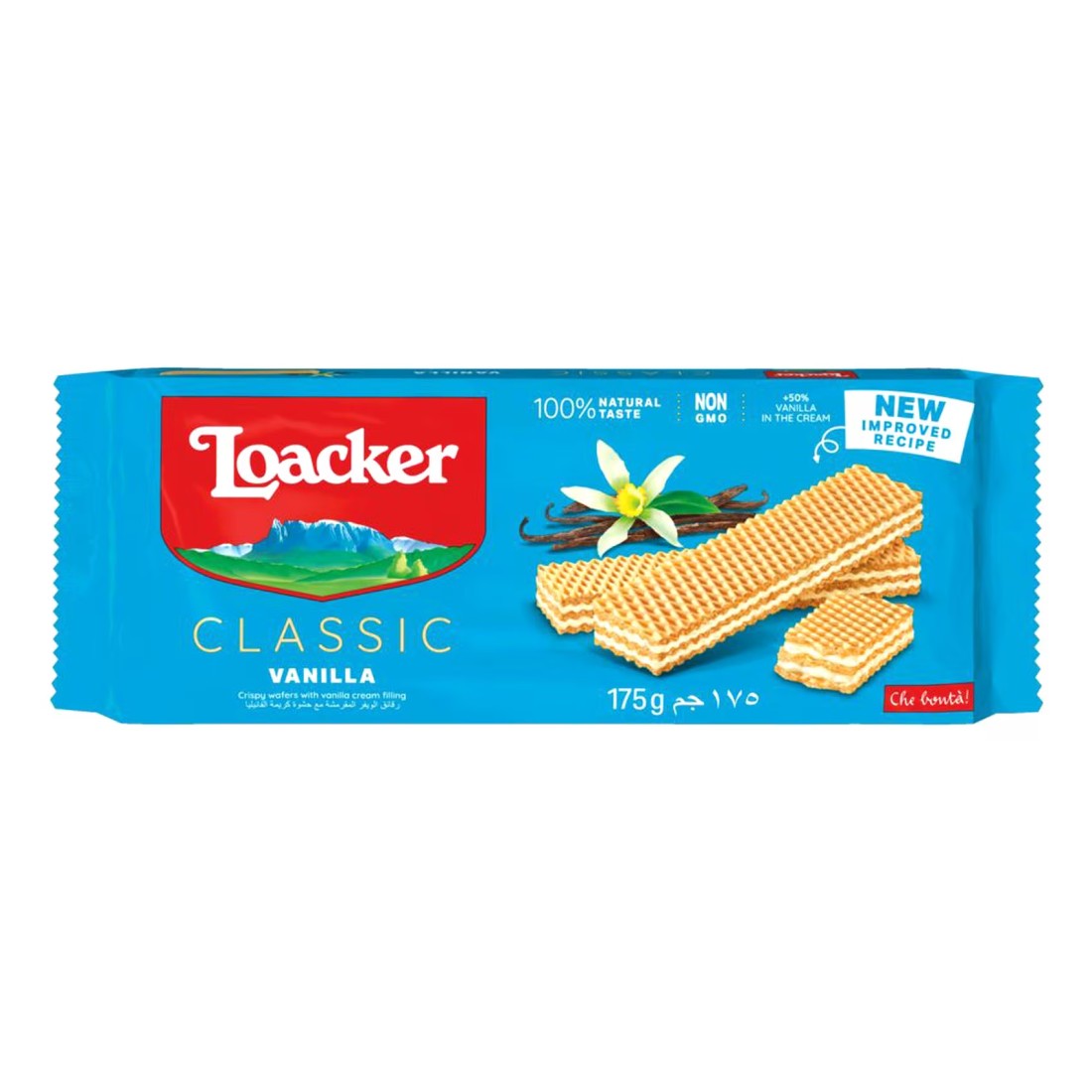 Loacker Classic Vanilla Wafers, 175g