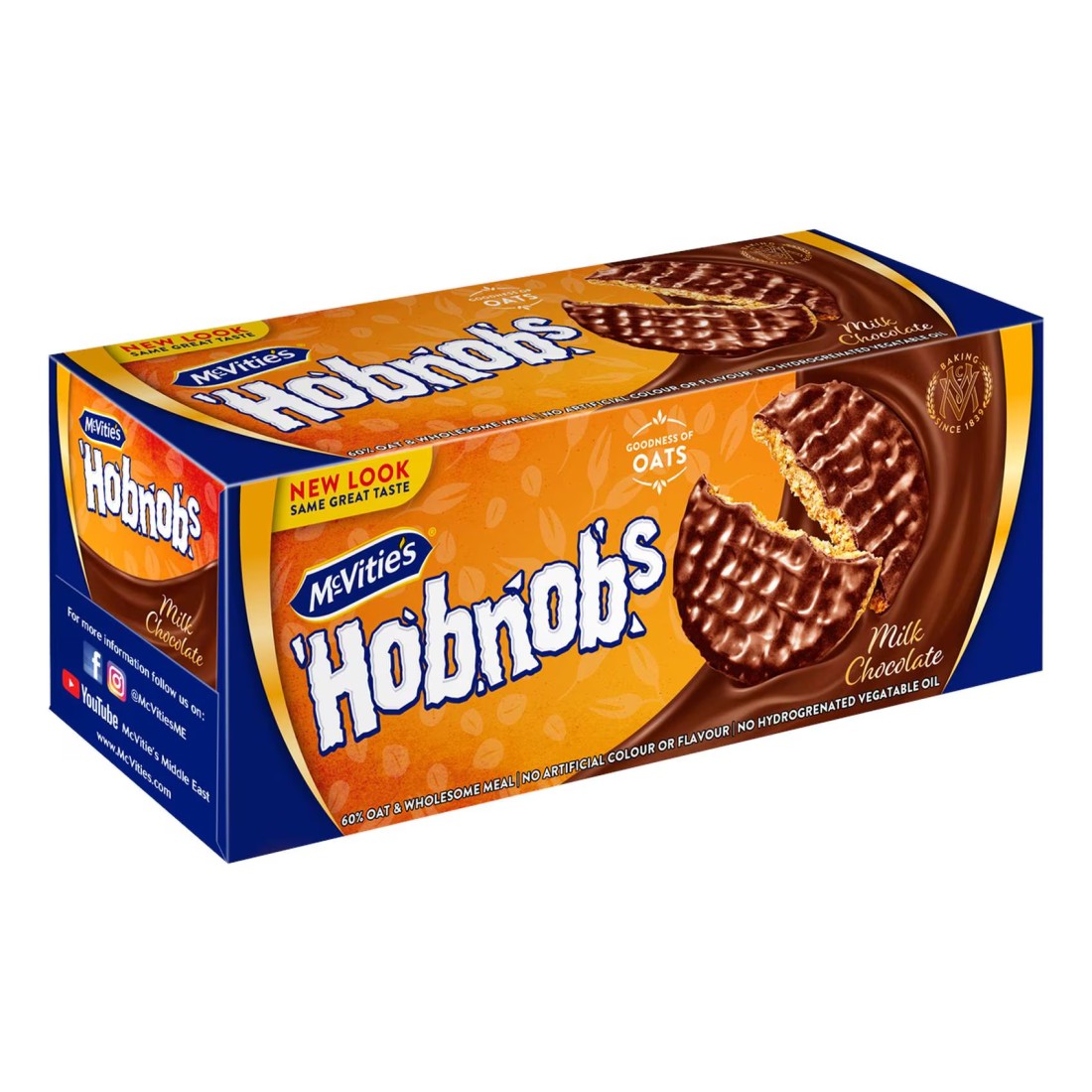 McVitie&#39;s Hobnobs Milk Chocolate Biscuits, 300g