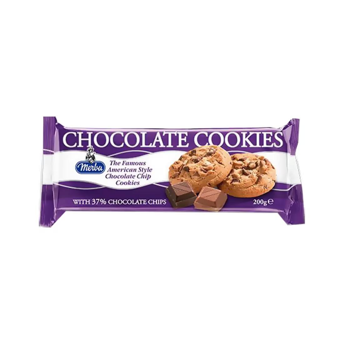 Merba Chocolate Chips Cookies, 200g
