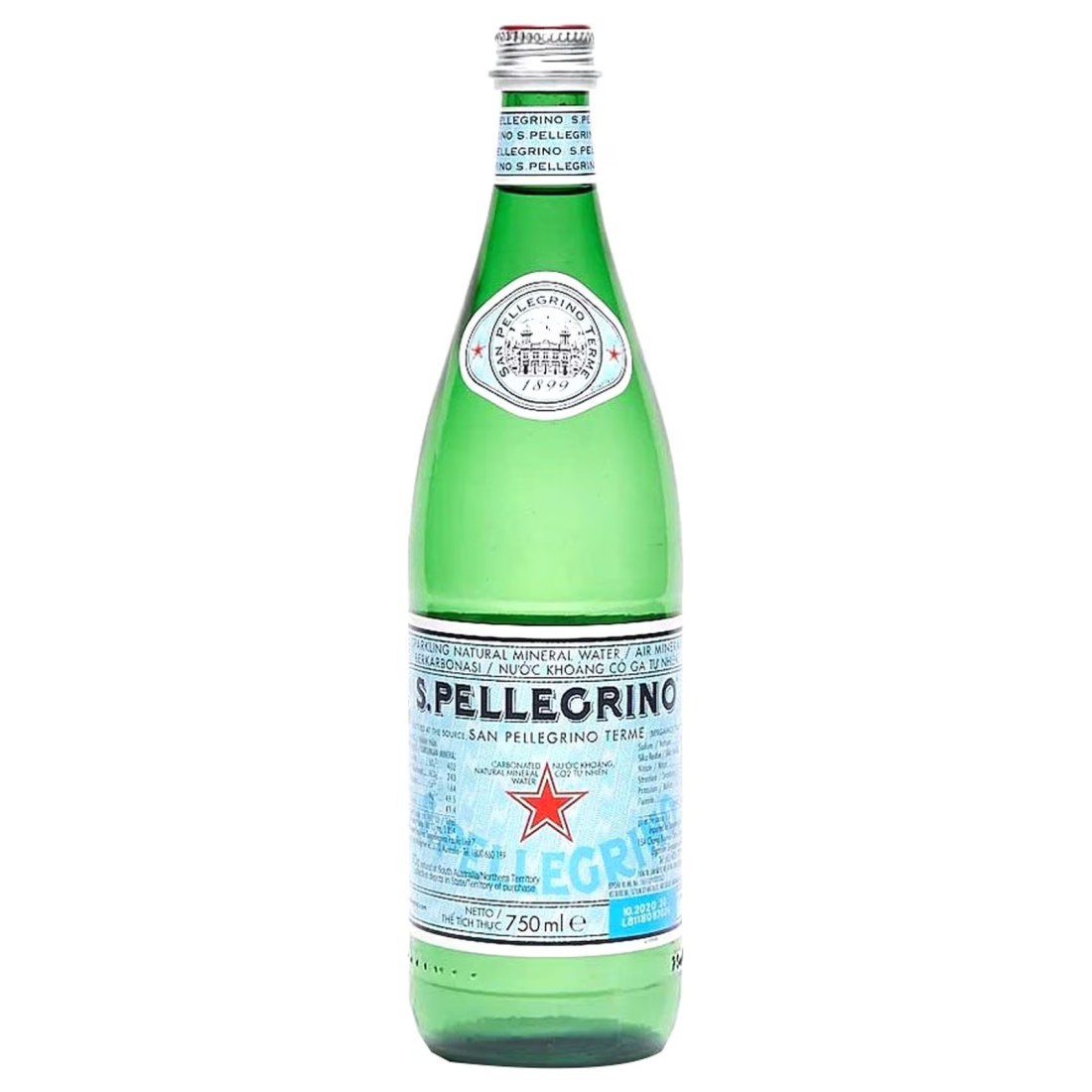 San Pellegrino Sparkling Natural Mineral Water 750ml