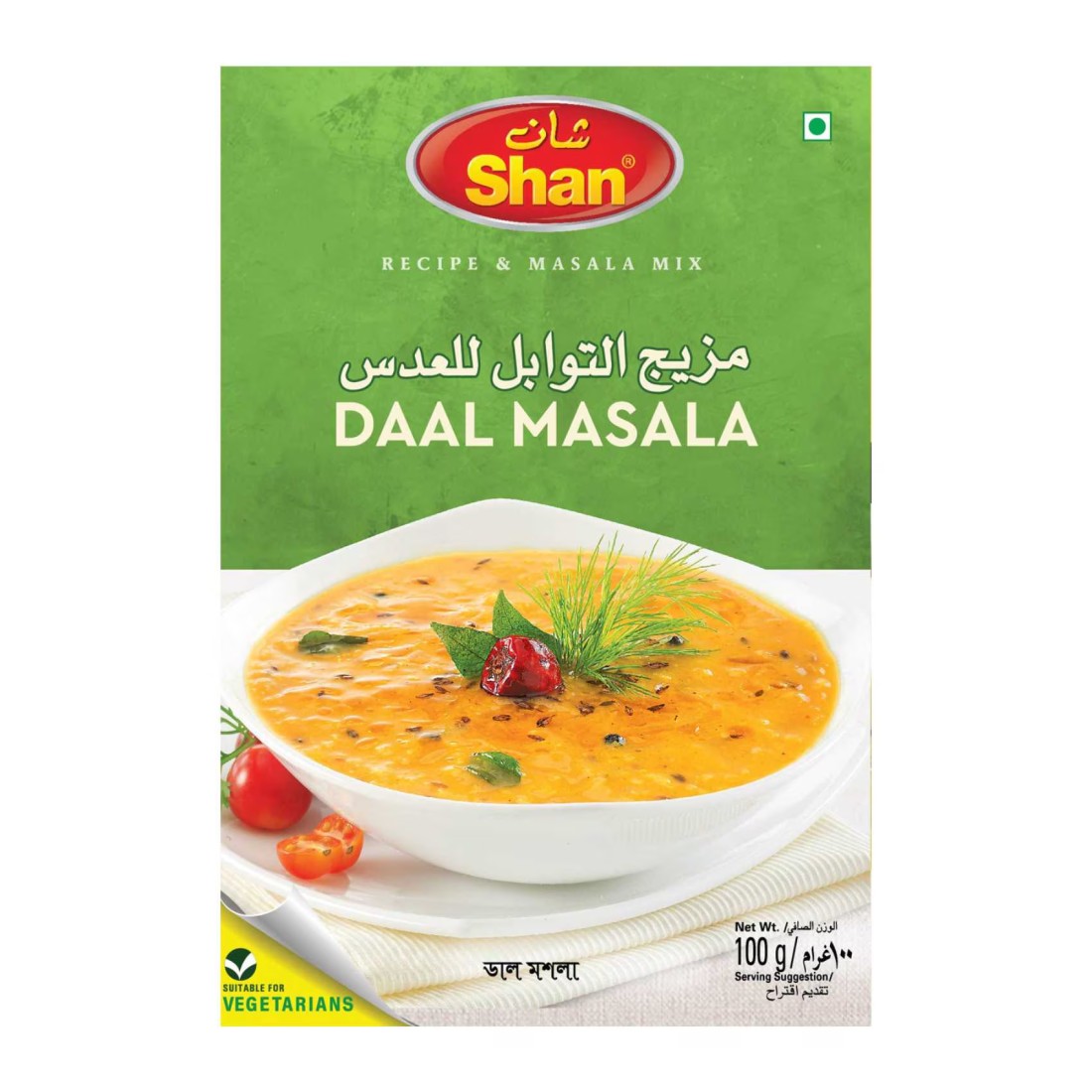 شان وصفة عدس كاري دال ماسالا وخليط التوابل 100 غرام
