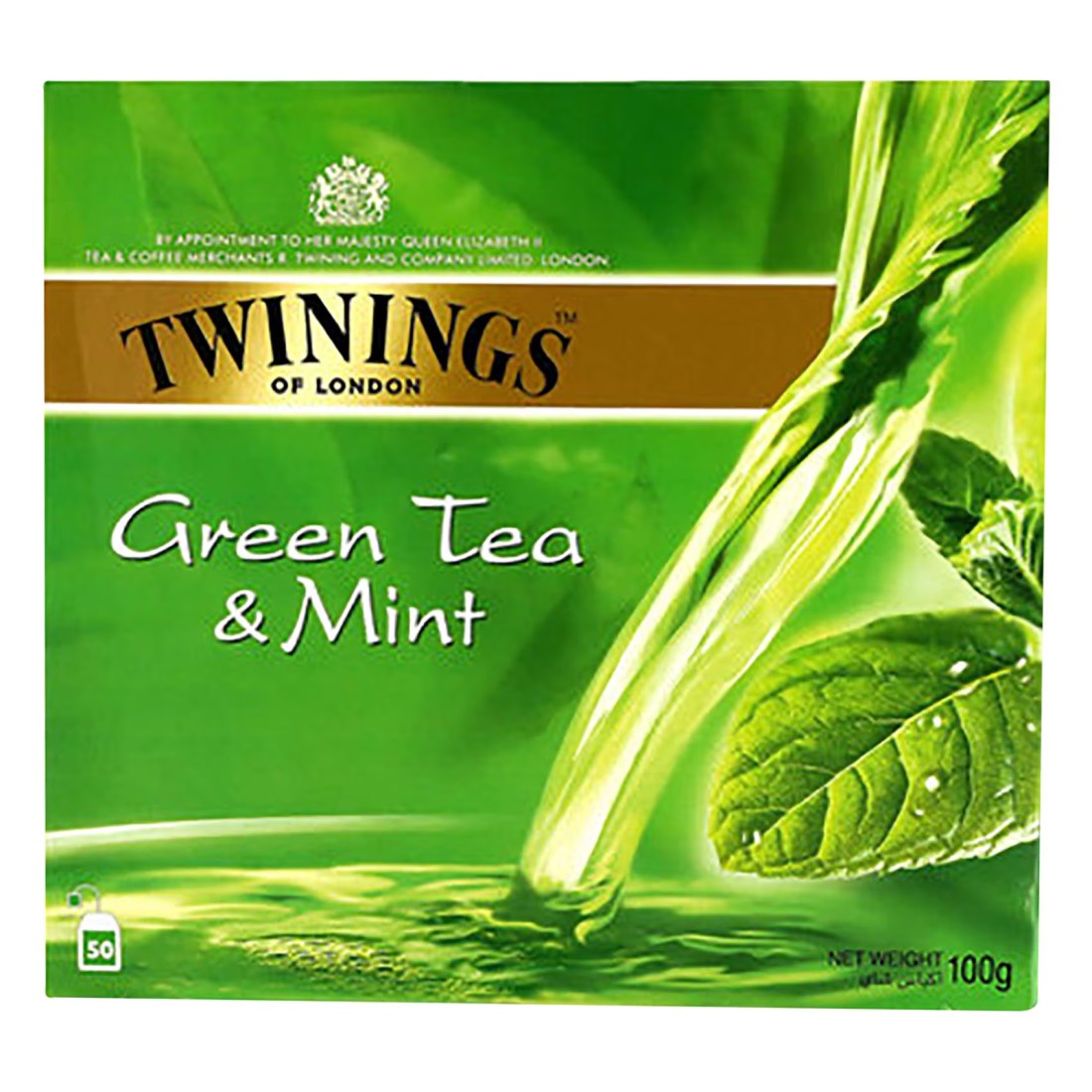 Twinings Green Tea and Mint Tea Bags 50 Tea Bags