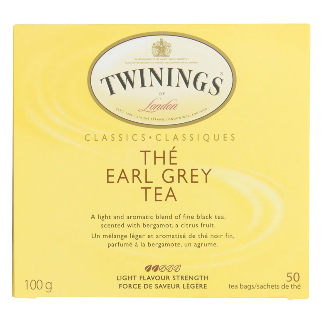 Twinings Classic Earl Grey Tea Bags 50 Tea Bags