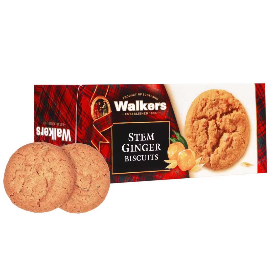 Walker&#39;s Stem Ginger Biscuits, 150g