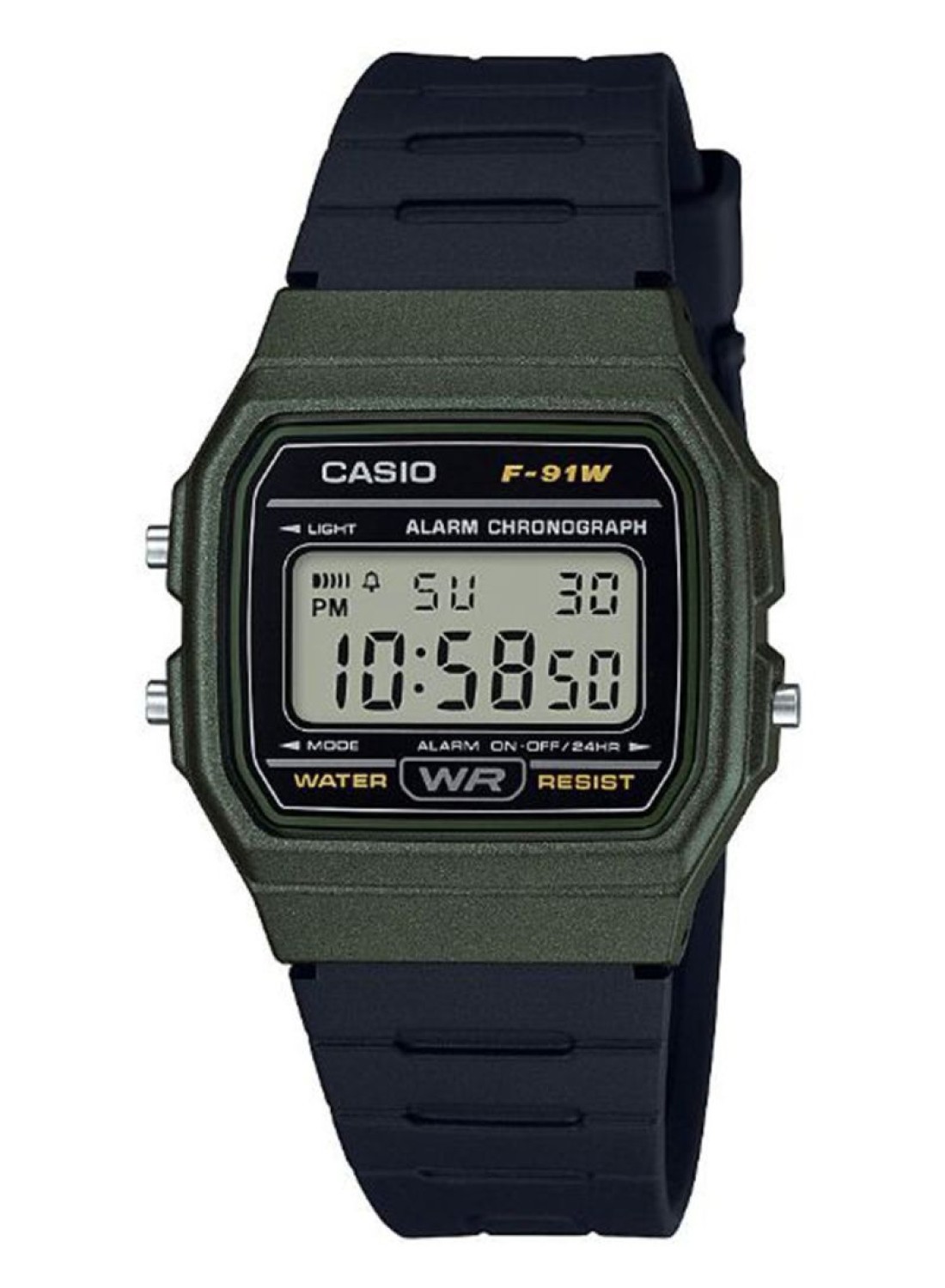 Casio - Men&#39;s Resin Digital Watch F-91WM-3ADF