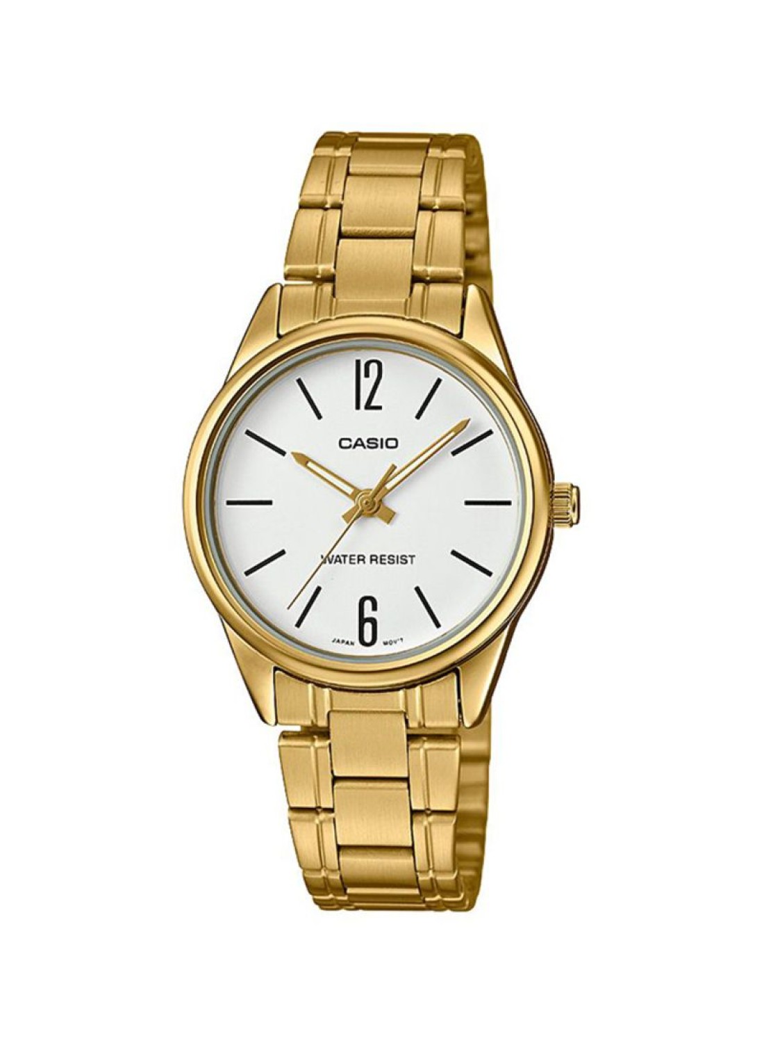 Casio - Women&#39;s Water Resistant Analog Stainless Steel Wrist Watch LTP-V005G-7BUDF