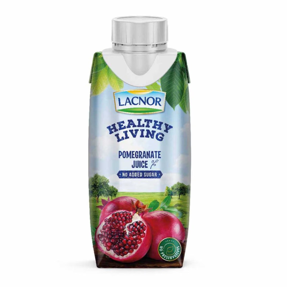Lacnor Healthy Living No Added Sugar Pomegranate Juice 250ml