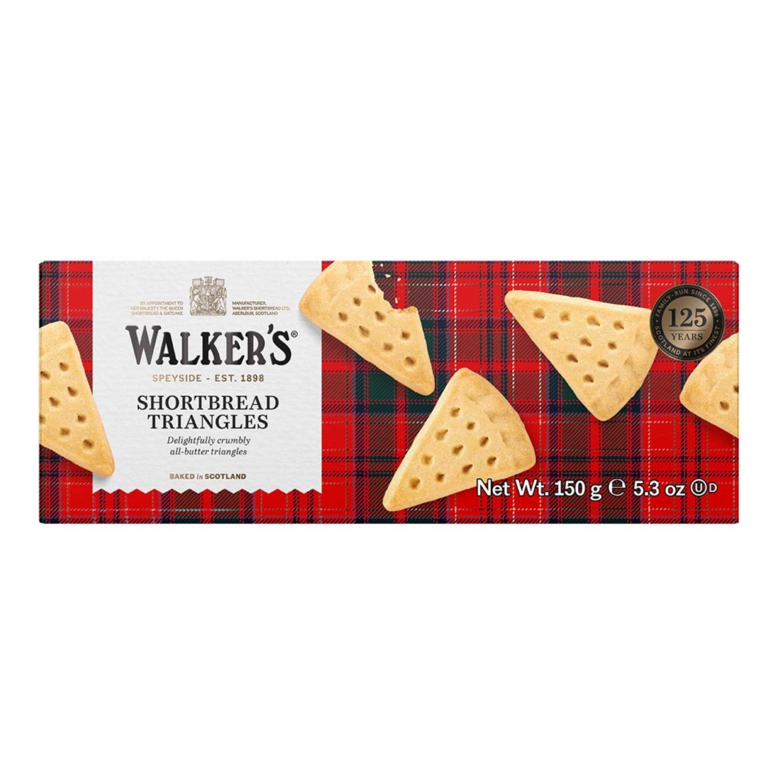Walker&#39;s Pure Butter Shortbread Triangles, 150g