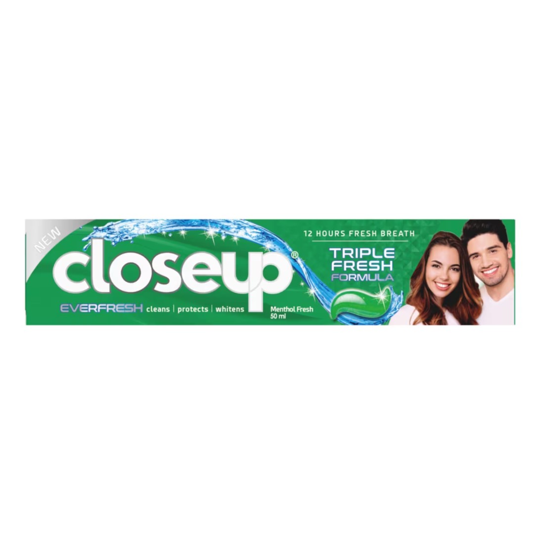 Closeup Triple Fresh Formula Gel Toothpaste Menthol Fresh 50ml