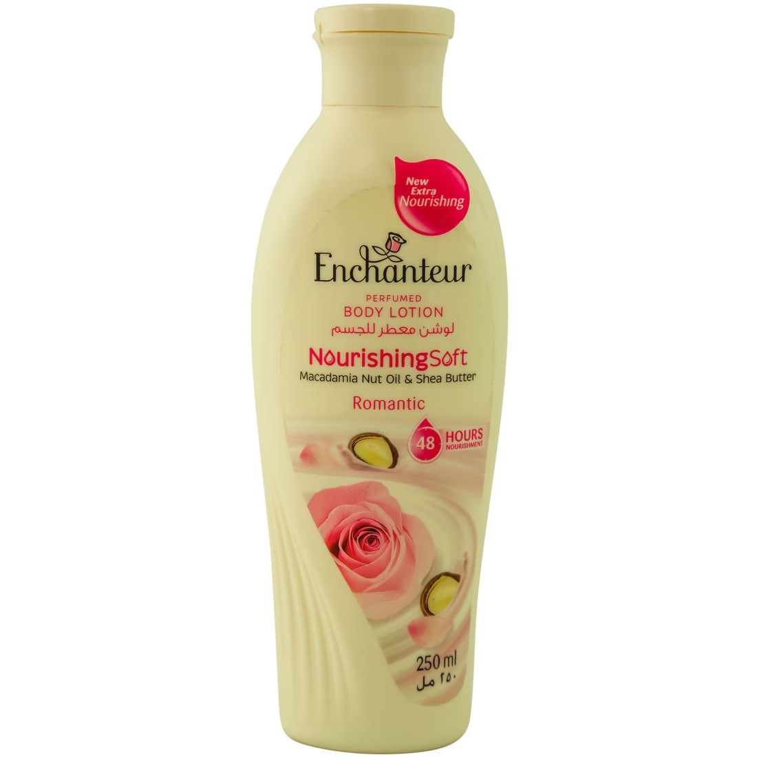 Enchanteur Satin Smooth Romantic Perfumed Body Lotion White 250ml