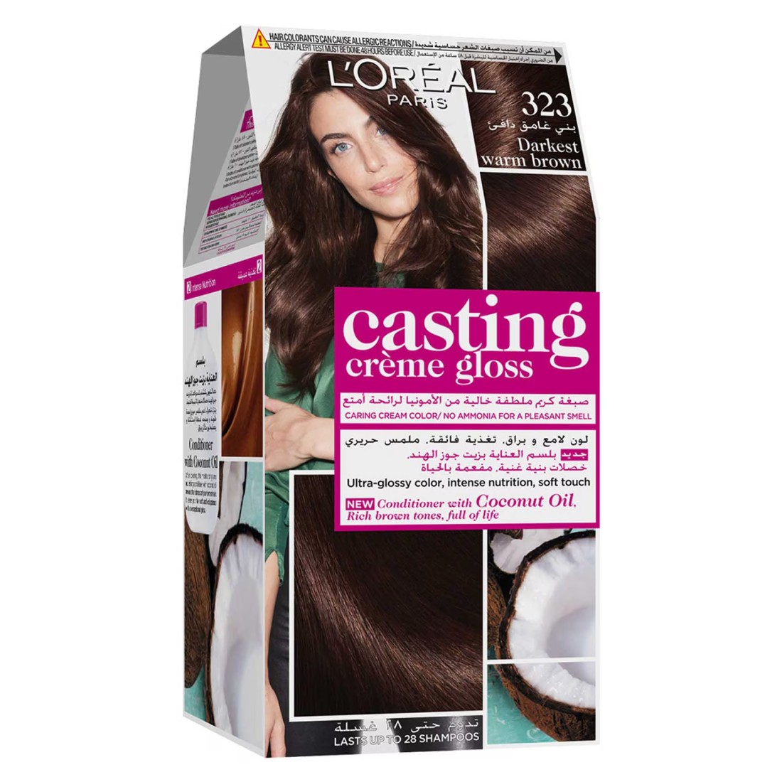 L&#39;Oreal Paris Casting Creme Gloss Hair Colour 323 Dark Chocolate