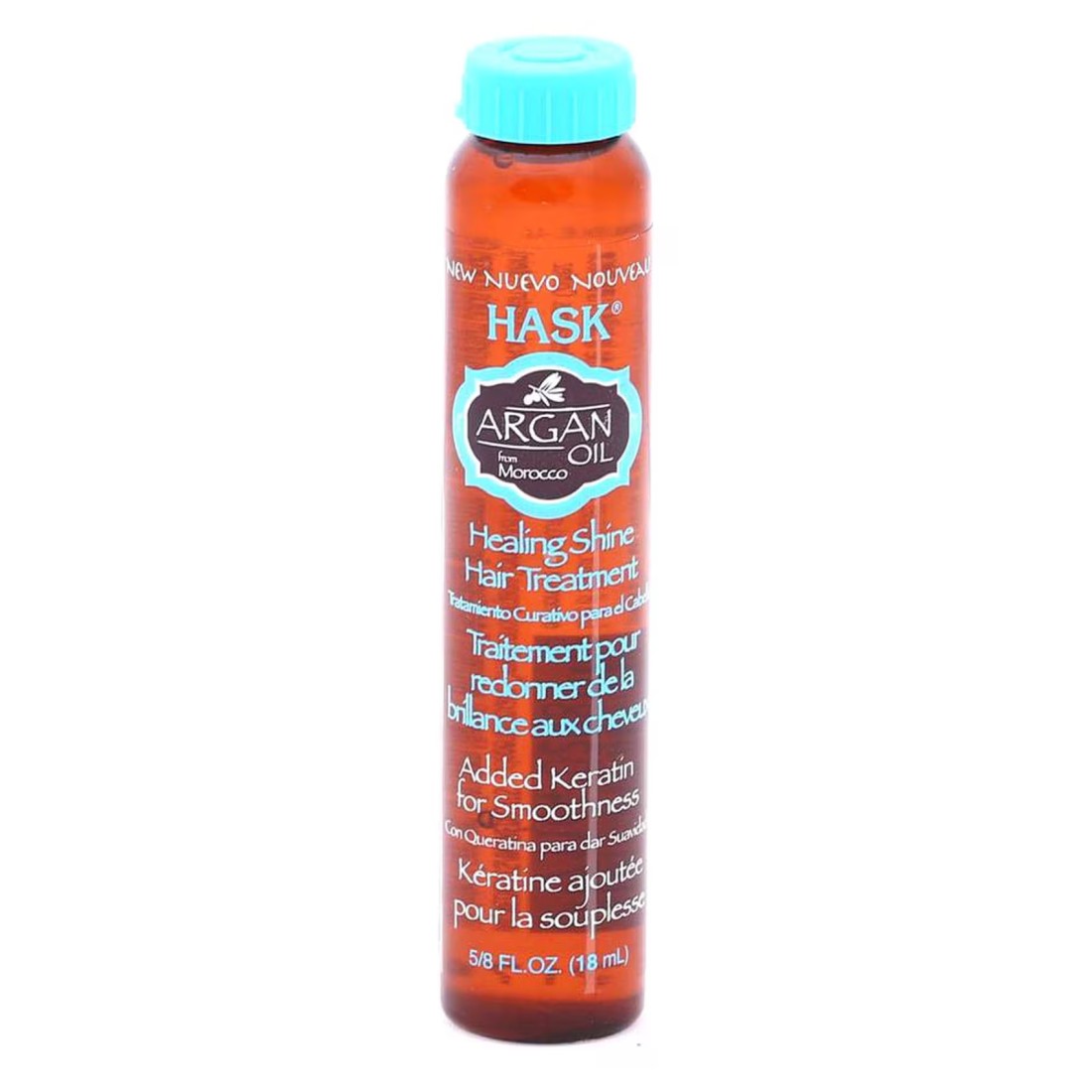 Hask Argan Oil Healing Shine Hair Treatment Brown 18ml