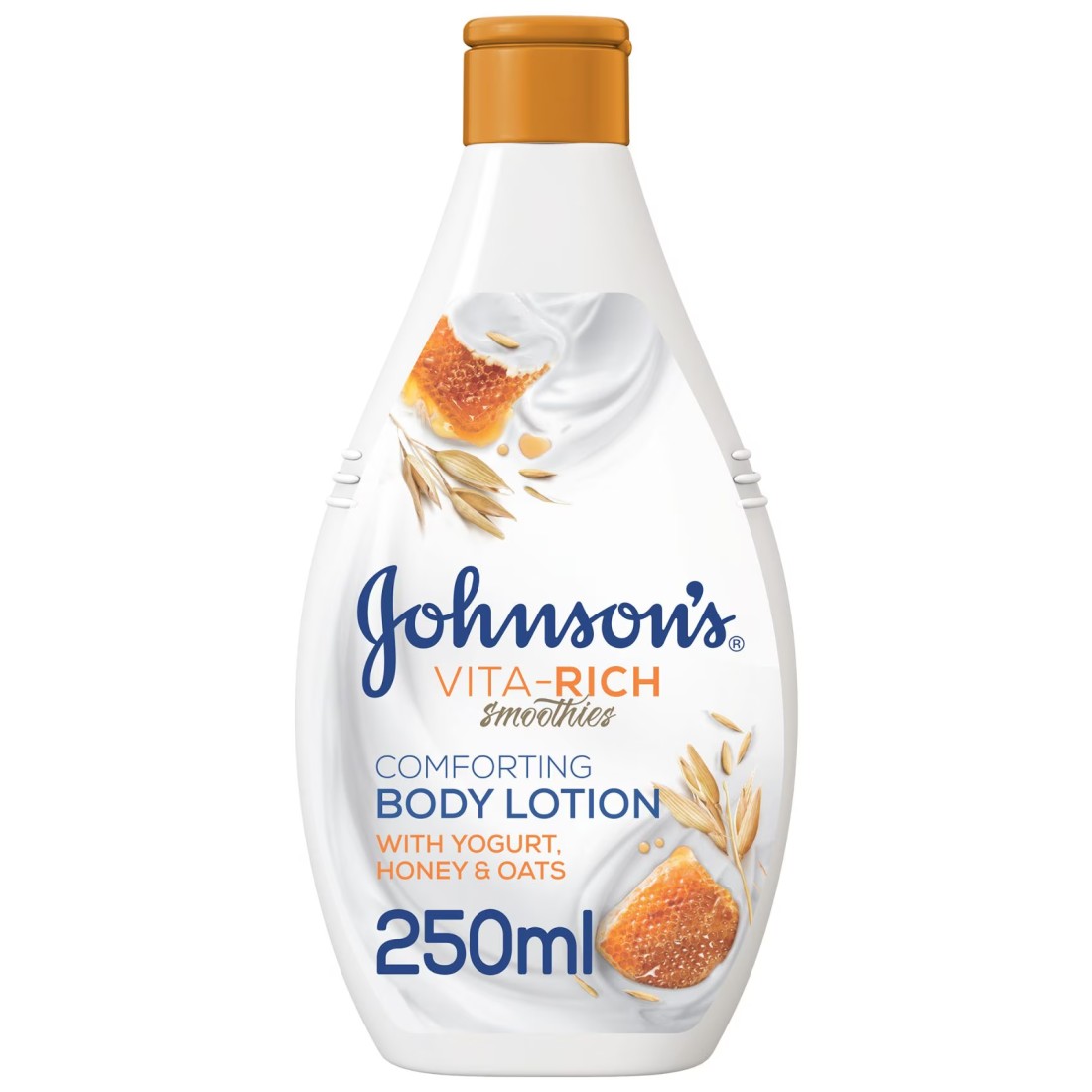 Johnson&#39;s Body Lotion Vita Rich Smoothies Comforting Yogurt Honey and Oats 250ml