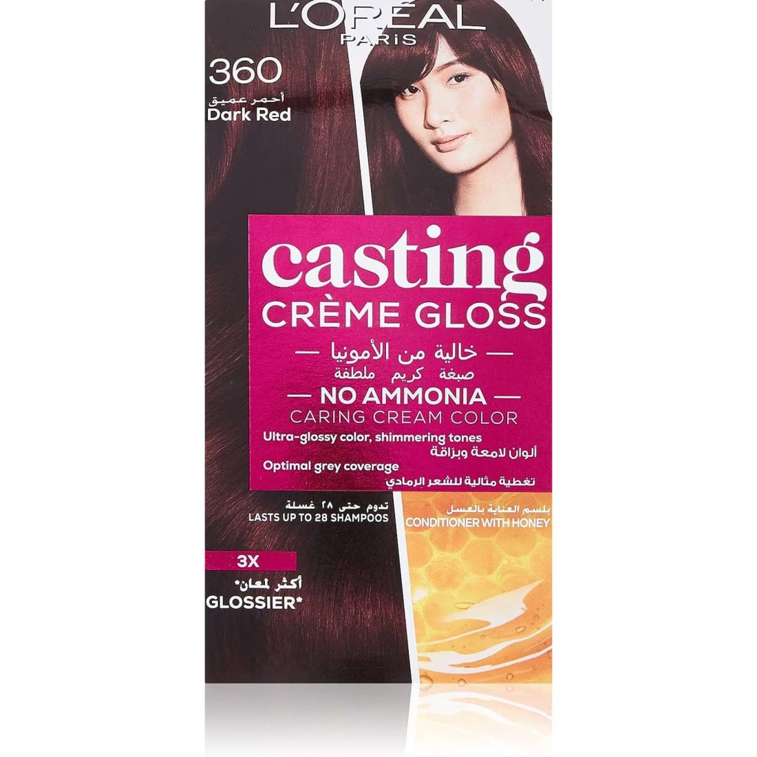 L&#39;Oreal Paris Casting Cr&egrave;me Gloss 360 Dark Red