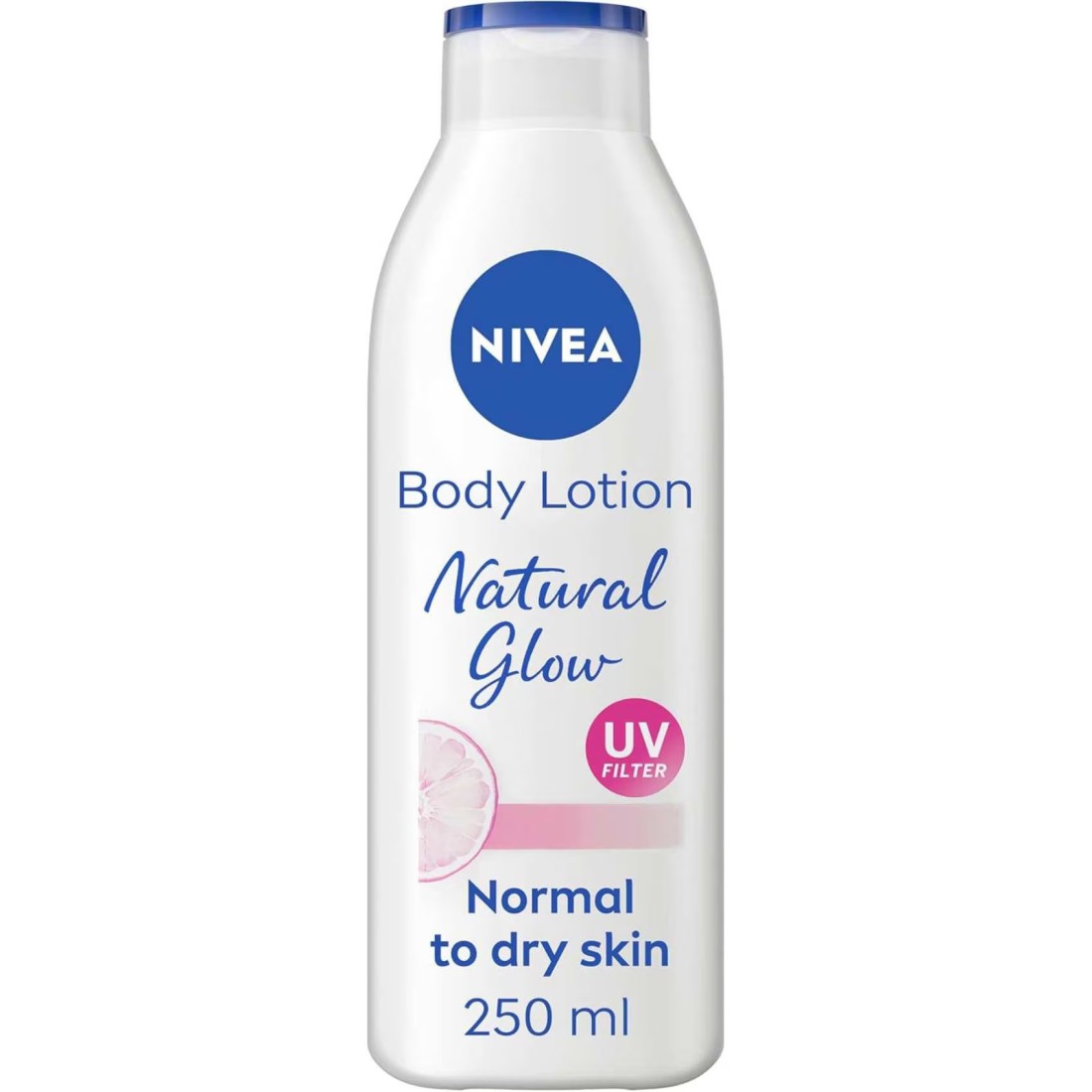 NIVEA Body Lotion, Normal to Dry Skin, Natural Glow, Vitamin C, 250ml