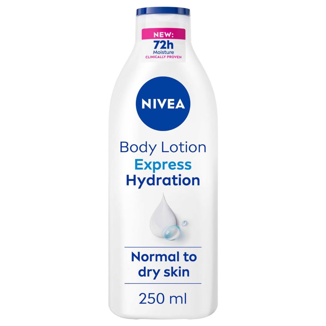 NIVEA Body Lotion, Normal to Dry Skin, Express Hydration, 250ml