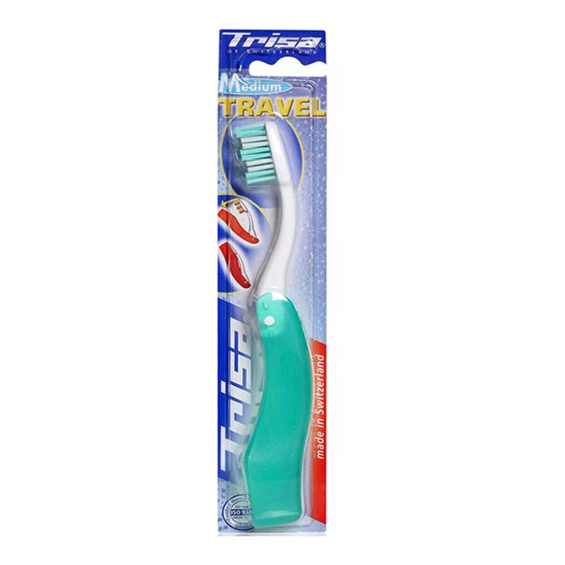 Trisa Easy Travel Toothbrush Multicolour