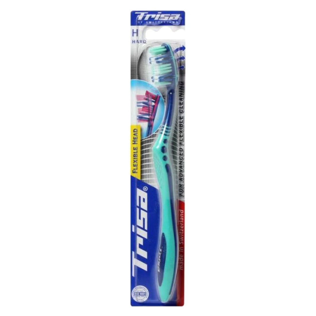 Trisa Flexible Head Hard Toothbrush Green