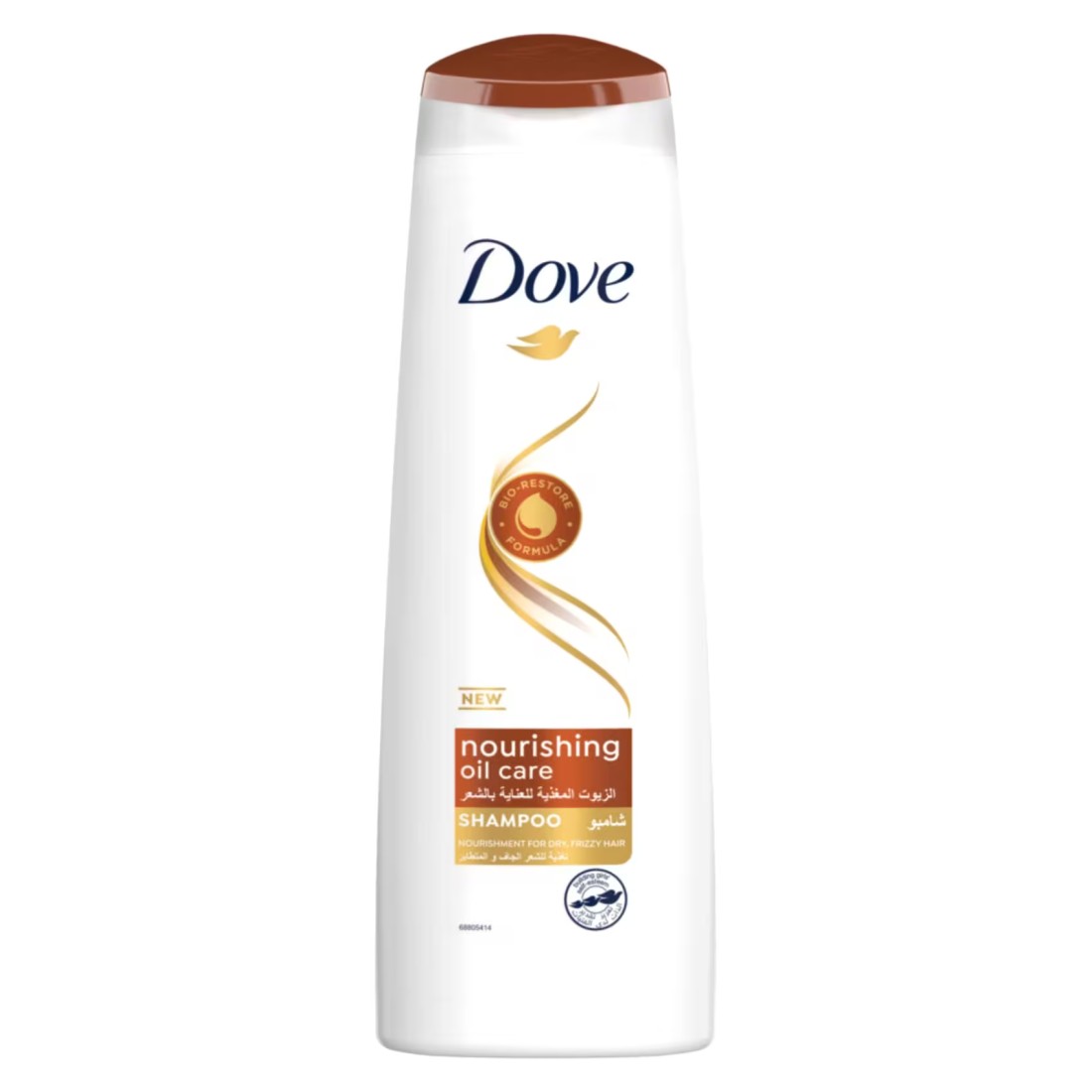 Dove Shampoo for Frizzy and Dry Hair Nourishing Oil Care Nourishing Care for up to 100% Smoother Hair 400ml