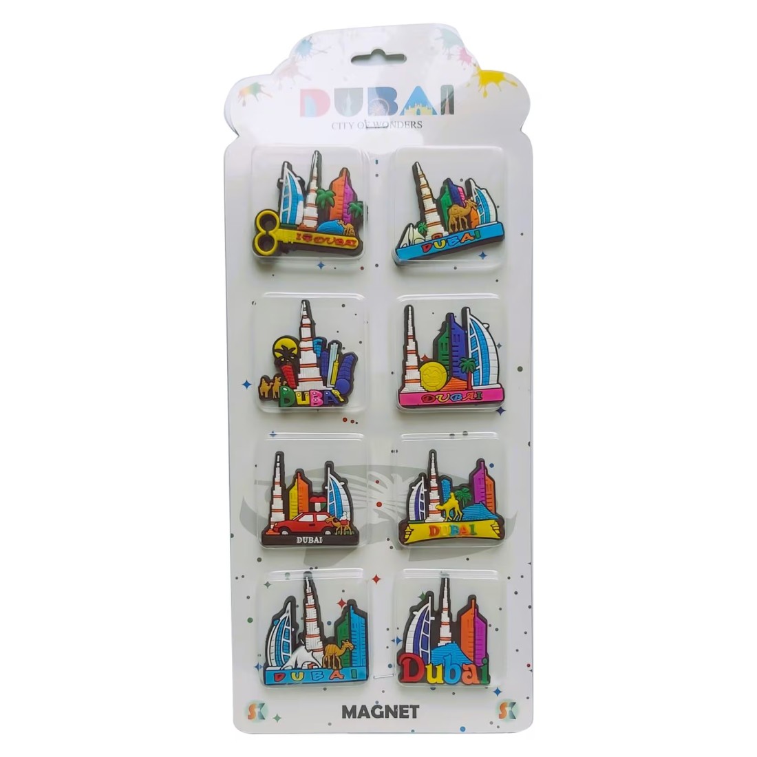 STK PVC Magnet Multicolour 8 PCS