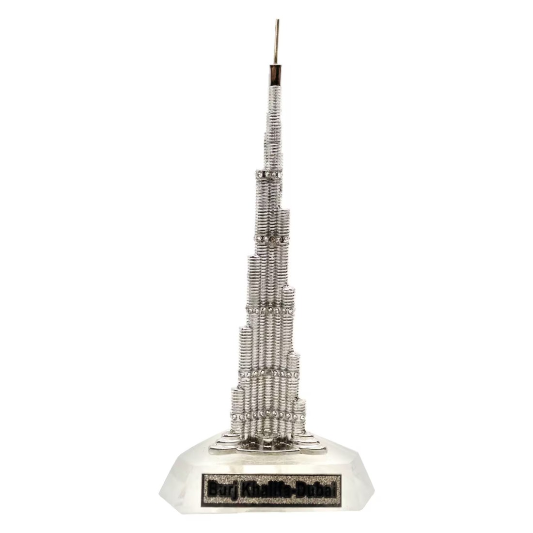 Burj Khalifa Gold Plated Statue White 12.5cm