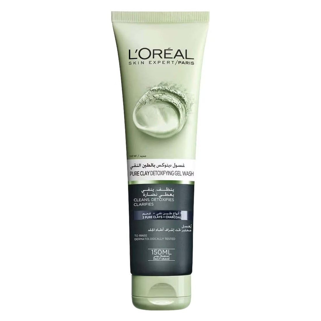 L&#39;Oreal Paris Pure Clay Black Face Wash Green 150ml
