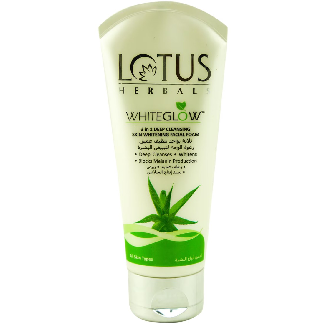 Lotus Herbals Whiteglow 3-In-1 Deep Cleansing Skin Whitening Facial Foam 100g