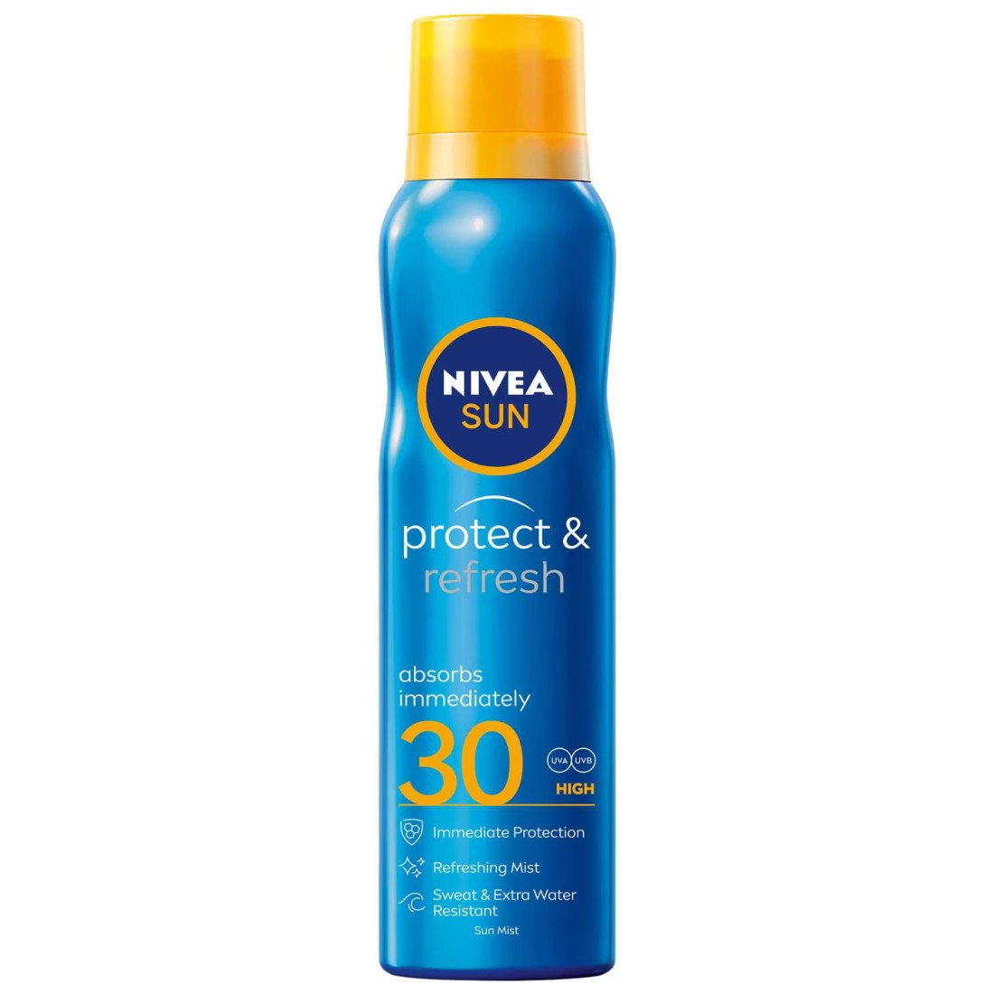 NIVEA SUN Spray Protect &amp; Refresh Water Resistant SPF 30 Spray 200ml