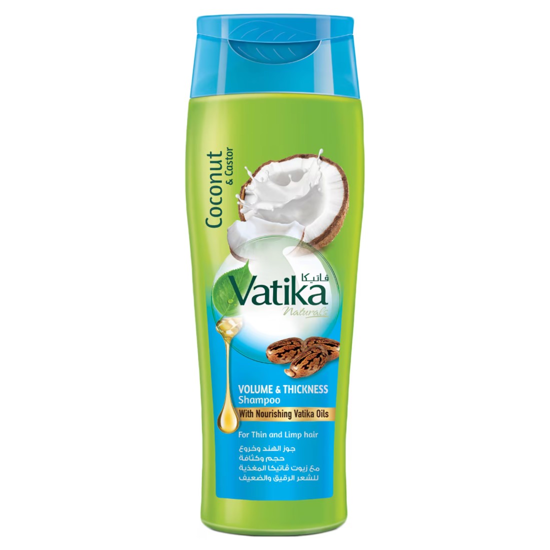 Vatika Naturals Volume And Thickness Shampoo Enriched With Coconut And Castor 400ml