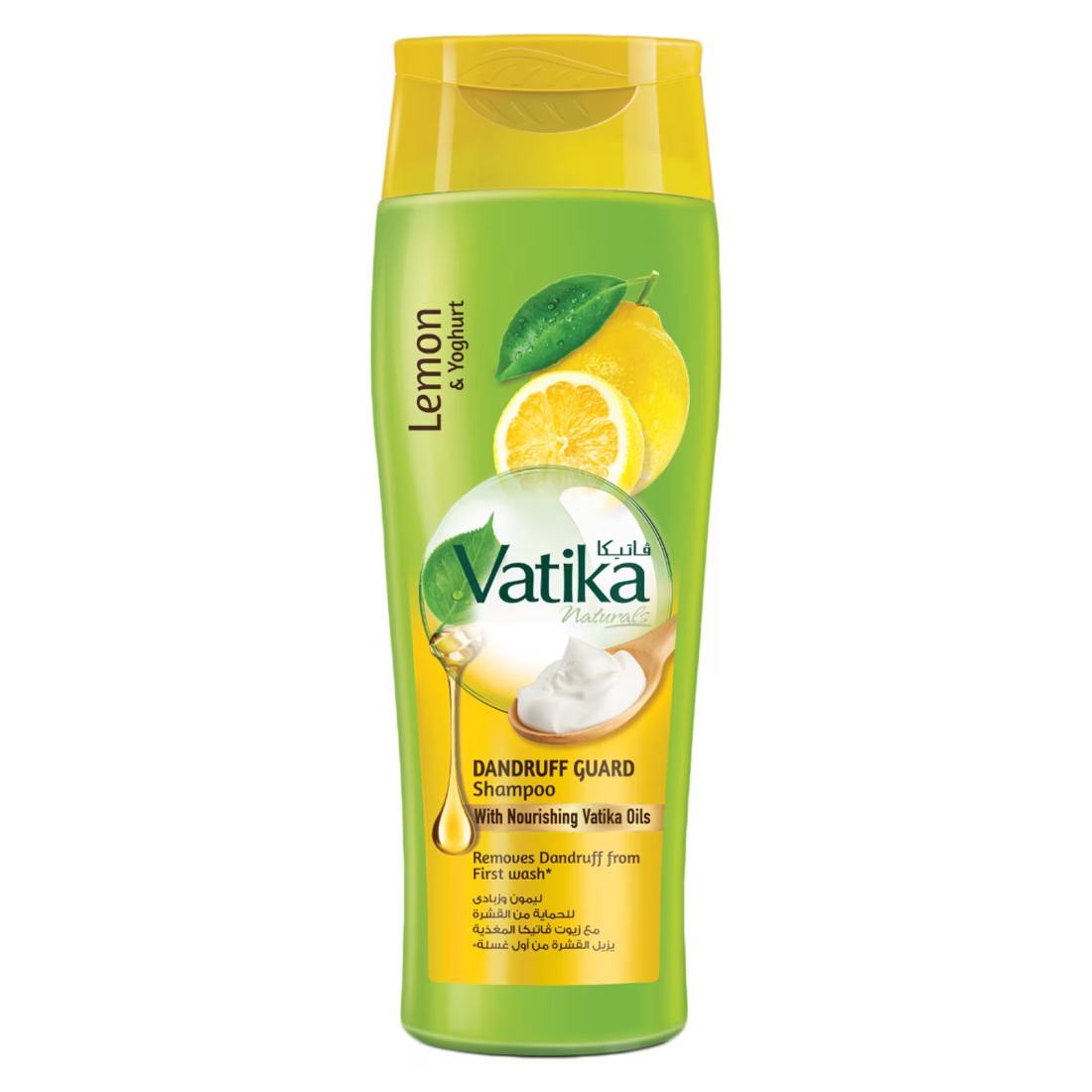 Vatika Lemon And Yoghurt Dandruff Guard Shampoo Green 200ml