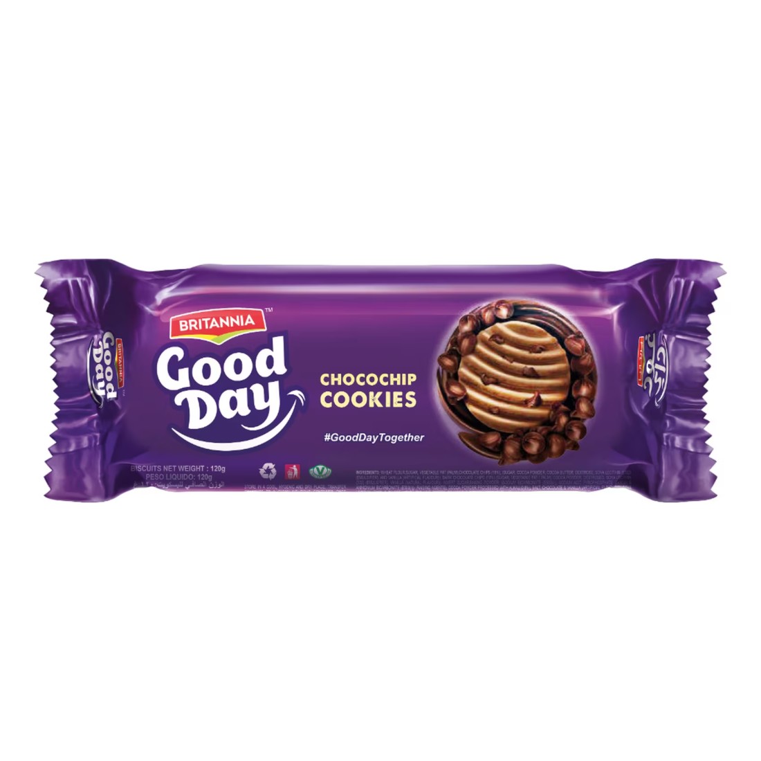 Britannia Good Day Choco Chip Biscuit, 120g