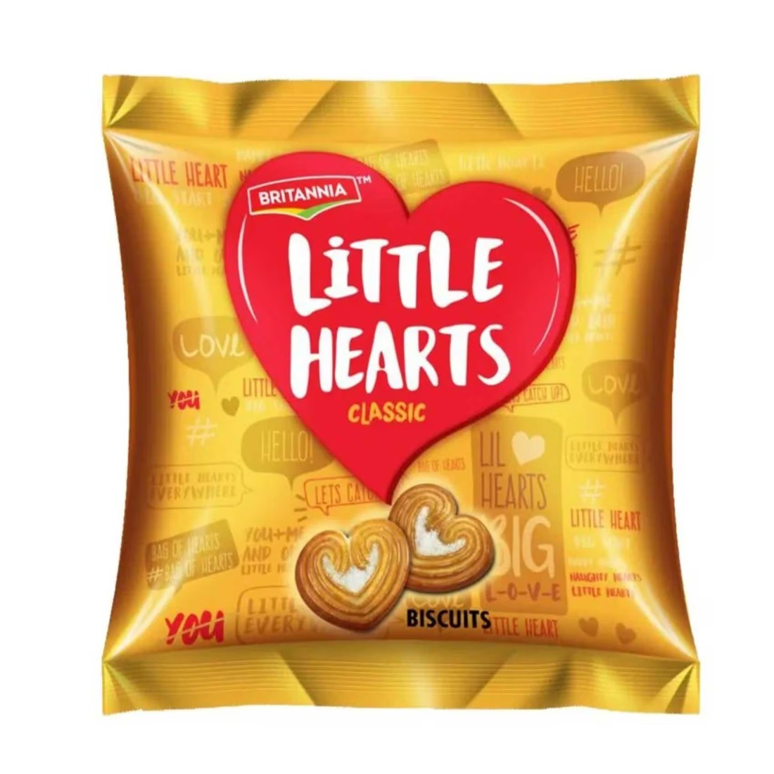 Britannia Little Hearts Classic Biscuits, 50.5g